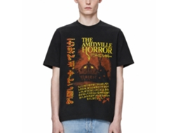 Rockinstone Amityville Horror Movie Japan Poster Black Adult T-shirt Size:s