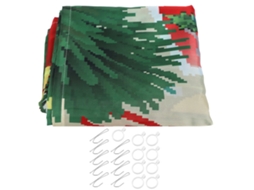 Laxiscreed Cortina Natal À Prova D'água Para Janela, Decorativa De Sala 170x200cm