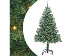 Conjunto 1 Árvore De Natal Vidaxl Verde Pvc (210 Cm)