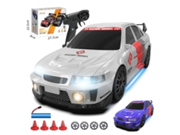 Brancoenoze 8608 8609 Rtr 1/24 2.4g 4wd Rx7 Drift Rc Carro Mini Alta Velocidade Luz Led On road Brinquedo Meninos MDUG