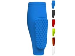 Shin Defender Kids Camisa Compressiva com Almofadas Honeycomb para Futebol Juvenil