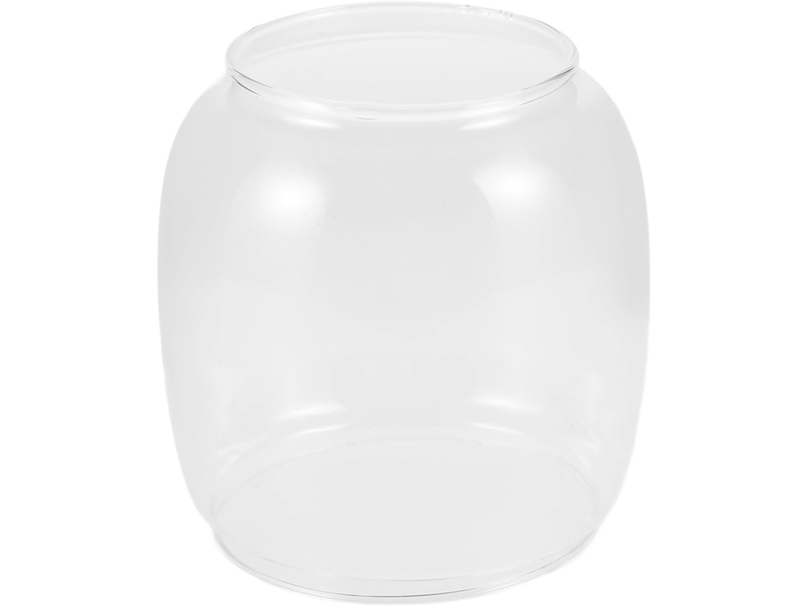 Difusor De Luz Redondo De Vidro Para Uso Diurno, Com Design Retrô Nostálgico Para Lamparina A Óleo.
