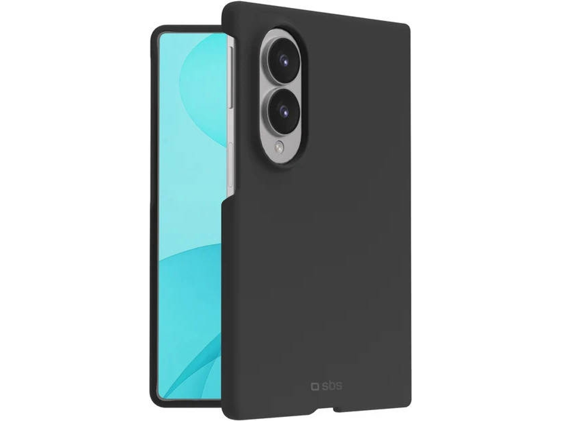 Capa SBS Silicone com Microfibra para Samsung Z Fold 8 (Preto)