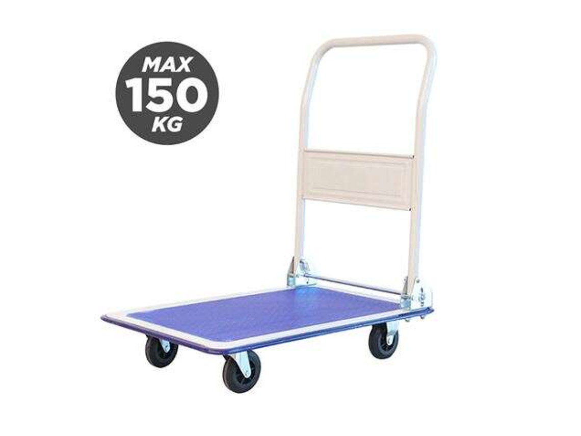 Carrinho De Mão Metálico Dobrável Blim Plataforma 810x470x730mm Peso Máx. 150kg