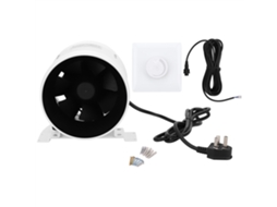 Ventilador de Exaustão ajustável 6 polegadas LAXISCREED para dutos de ventilação