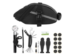 Kit De Ferramentas De Reparo Para Bicicleta De Montanha 22 Em 1 Com Bolsa Para Viagem