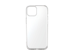 Capa para iPhone 13 Mini MUVIT Plástico Textura Macia Anti-Choque Resistente Transparente