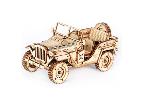 Robotime Maqueta De Madera Modelo Vehículo Militar Clásico En 3d Madnesstoysp22