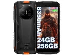 Smartphone robusto Doogee Fire 3 Ultra 5.5'' 24 GB 256 GB 8350 mAh Android 15 Laranja