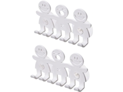 Suporte Escova Dentes Ventosa 2 Unidades Banheiro