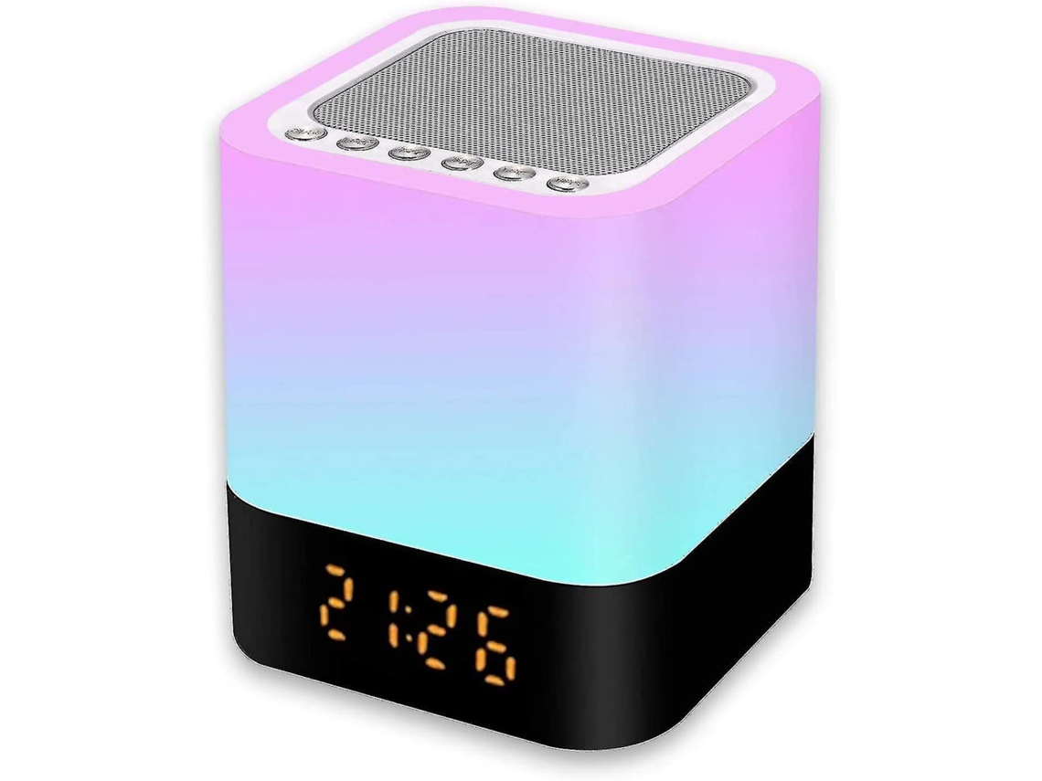 Luz noturna com alto-falante Bluetooth e lâmpada sensível ao toque 5 em 1 BRILVIBERA