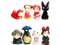 Figuras EASTVAPS Hayao Miyazaki (8 Peças)