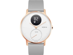 Relógio Desportivo NOKIA Steel HR36mm (Bluetooth - Até 25 meses de autonomia - Cinzento)