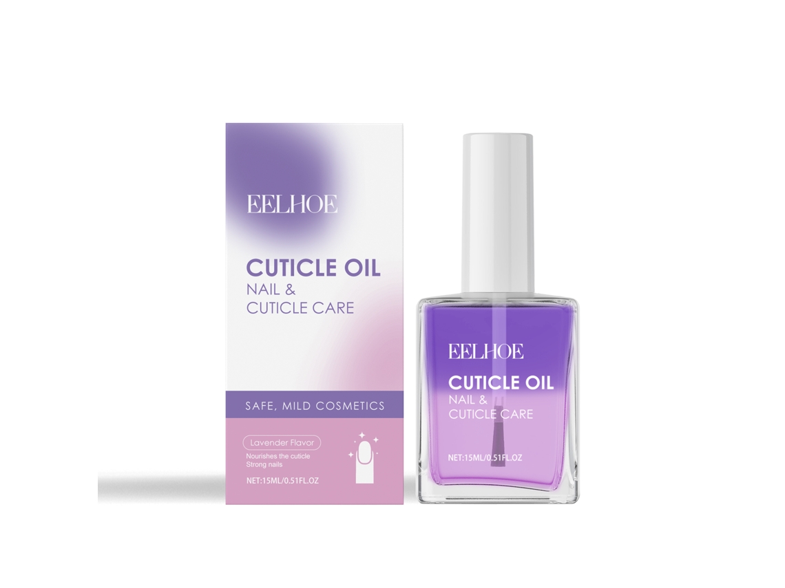 Óleo De Cutícula Lavanda Dupla Camada Para Unhas