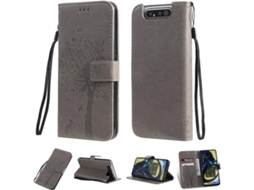 Capa Samsung Galaxy A80 HONGWE. Livro Cinzento