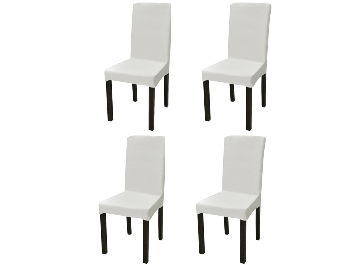 Chair Cover, Chair Covers Vidaxl Creme Tecido (n/a)