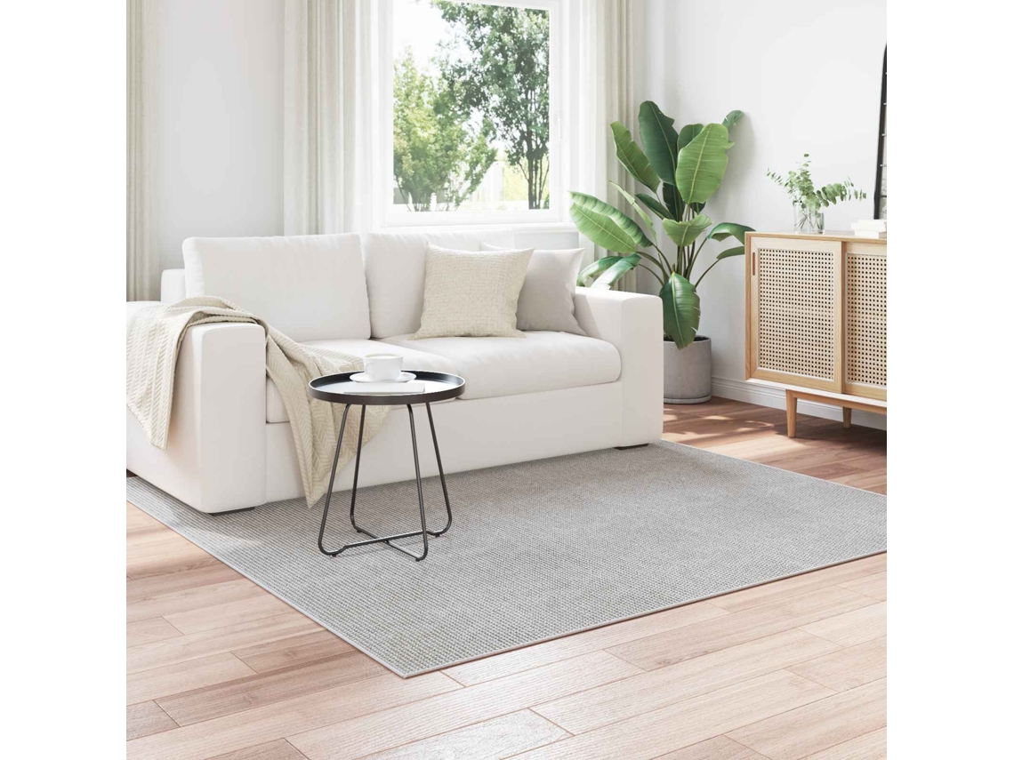 Vidaxl Tapete Interno Lugo Creme 200 X 200 Cm Poliéster