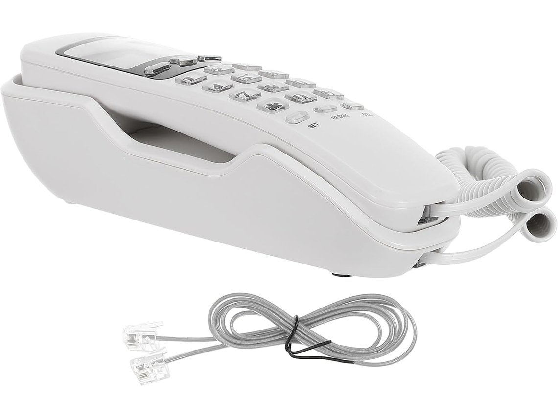 Telefone Fixo Com Fio E Botões Grandes Para Casa E Escritório