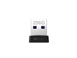 Memória USB LEXAR JumpDrive S47 (Preto/Prateado - 256 GB)