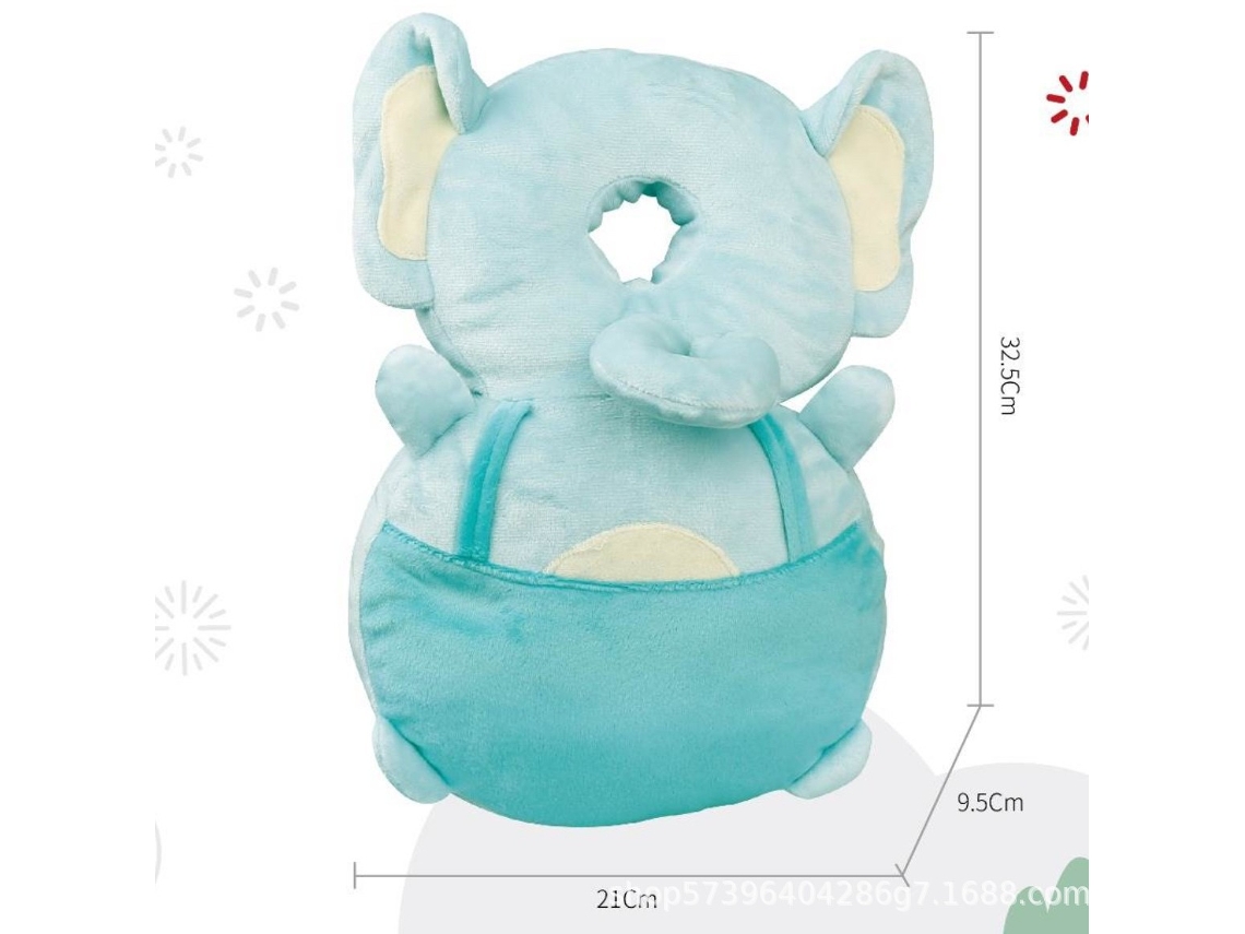 Almofada De Segurança Para Bebés Com Design Elefante Hexinyigjly