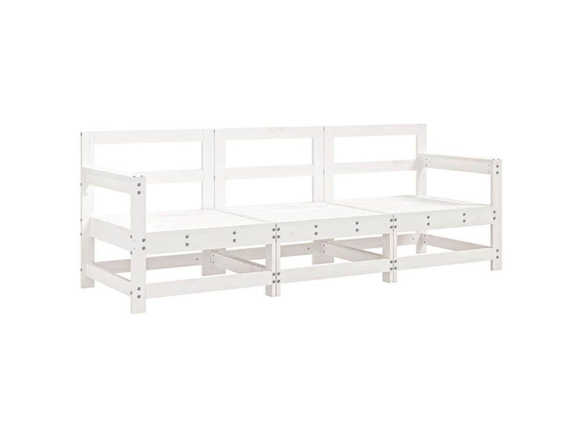 Garden Lounge Set, Garden Lounge Sets Vidaxl Branco Madeira De Pinho (n/a)