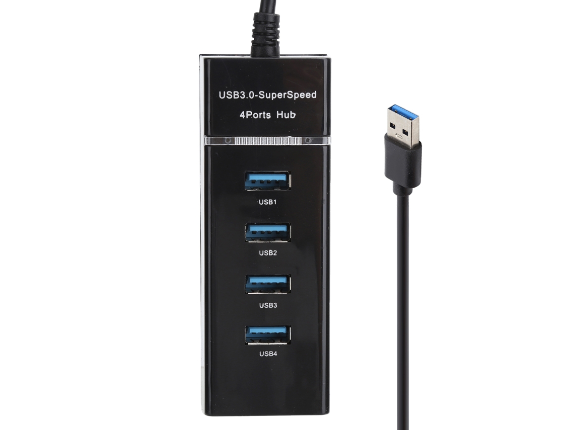 Aetheria hub Usb 3.0 4 Portas Adaptador Splitter Extensor para Pc Notebook 5gbps Plug And Play