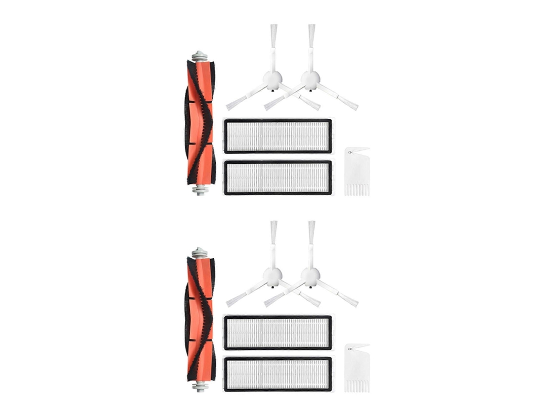 Conjunto De 12 Peças Com Escovas Principais, Laterais E Filtros Para Aspirador Robô Xiaomi Mijia 1c Stytj01zhm._glo