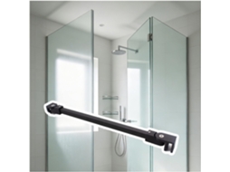 Barra De Suporte Em Aço Inoxidável Para Chuveiro, Suporte Flexível Para Corrimão De Painel Vidro, Barra De Puxar