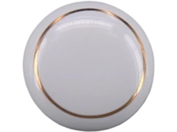 1 Unidade De Puxador Redondo Cerâmica Para Móveis, Com 38mm De Diâmetro, Ideal Para Gavetas, Armários, Guarda Roupas E