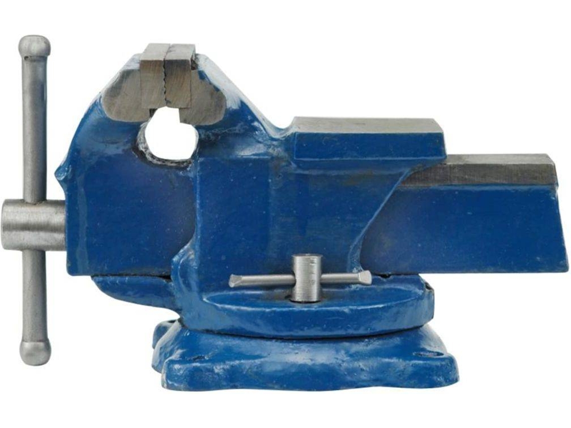 VOREL Torno de bancada com base giratória 125 mm 36038
