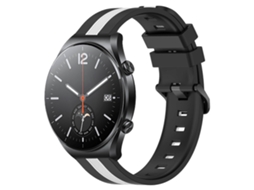 Pulseira De Silicone Bicolor Vertical De 22 Mm Para Xiaomi Mi Watch S1
