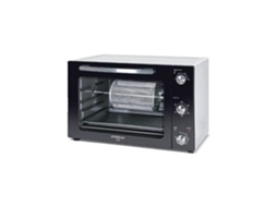 Johnson F60 Forno Elétrico Estático e Ventilado com Perets Frios, Fritadeira de Ar, 2.000 W, Branco-preto