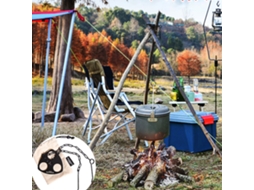 Tripé de Camping Sundick para Panela Suspensa