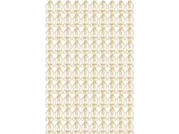 100 Clipes de Papel Grandes e Elegantes com Revestimento Plástico, Clipes de Papel Multiuso no Formato Caneta Casa