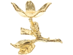 Suporte Decorativo Pequeno Toyvian Em Metal Para Cristais E Minerais, Com Base Dourada Polida, Ideal Para Exibir Pedras