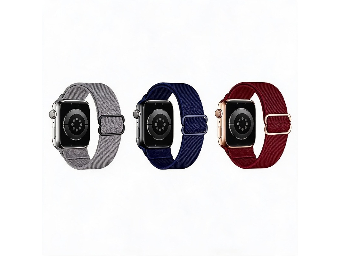 3 Pcs Bracelete Para Apple Watch 38/40/41/42mm Cuich