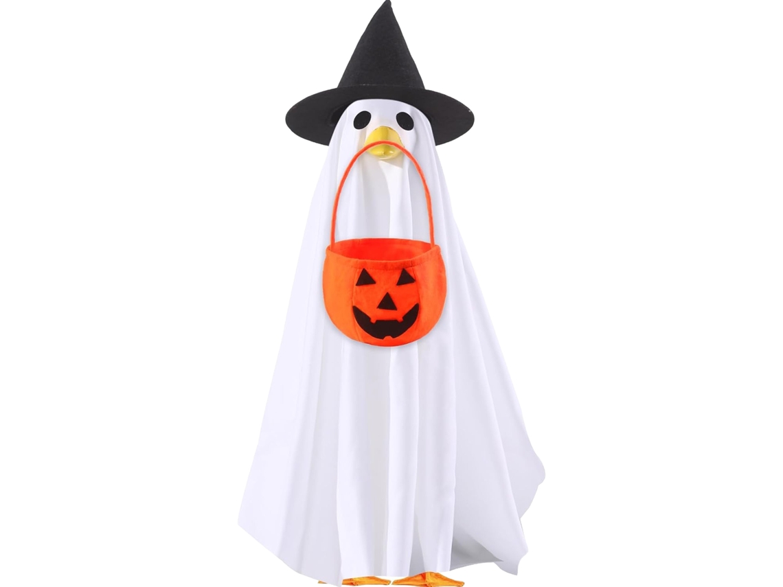 Laxiscreed Fantasia De Fantasma E Abóbora De Halloween Para Decoração De Jardim E Varanda, 23 Polegadas