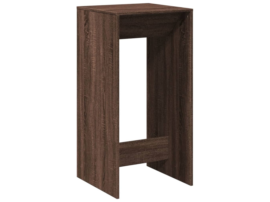 Mesa de Bar Derivados de Madeira Carvalho Castanho MAISON EXCLUSIVE (51x50x103,5 cm)