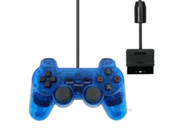 (azul) Controle De Jogo Com Fio E Função De Vibração