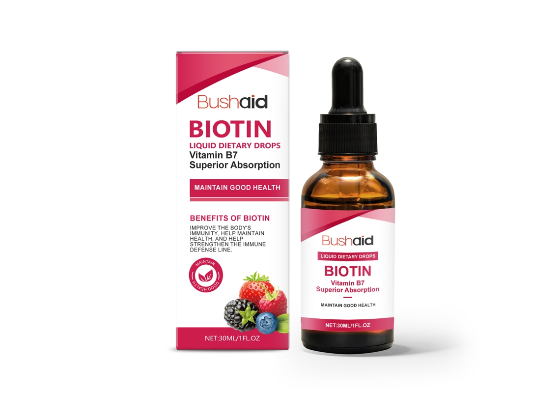 Gotas Biotina Oral para Saúde Capilar