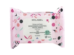 Toalhitas Desmaquilhantes Micelares MYLABEL emb. 30 un