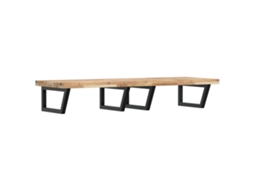 Basin Shelf, Basin Shelves Vidaxl Marrom Madeira De Acácia (160 X 50 X 4 Cm)