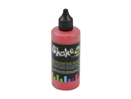 Tinta permanente opaca - FILLIT - Shake 100ml 5240 Batom - Vermelho - Indelével - Misto