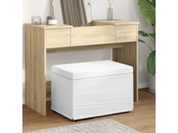Vidaxl Banqueta Branco 61 X 41 X 40 Cm