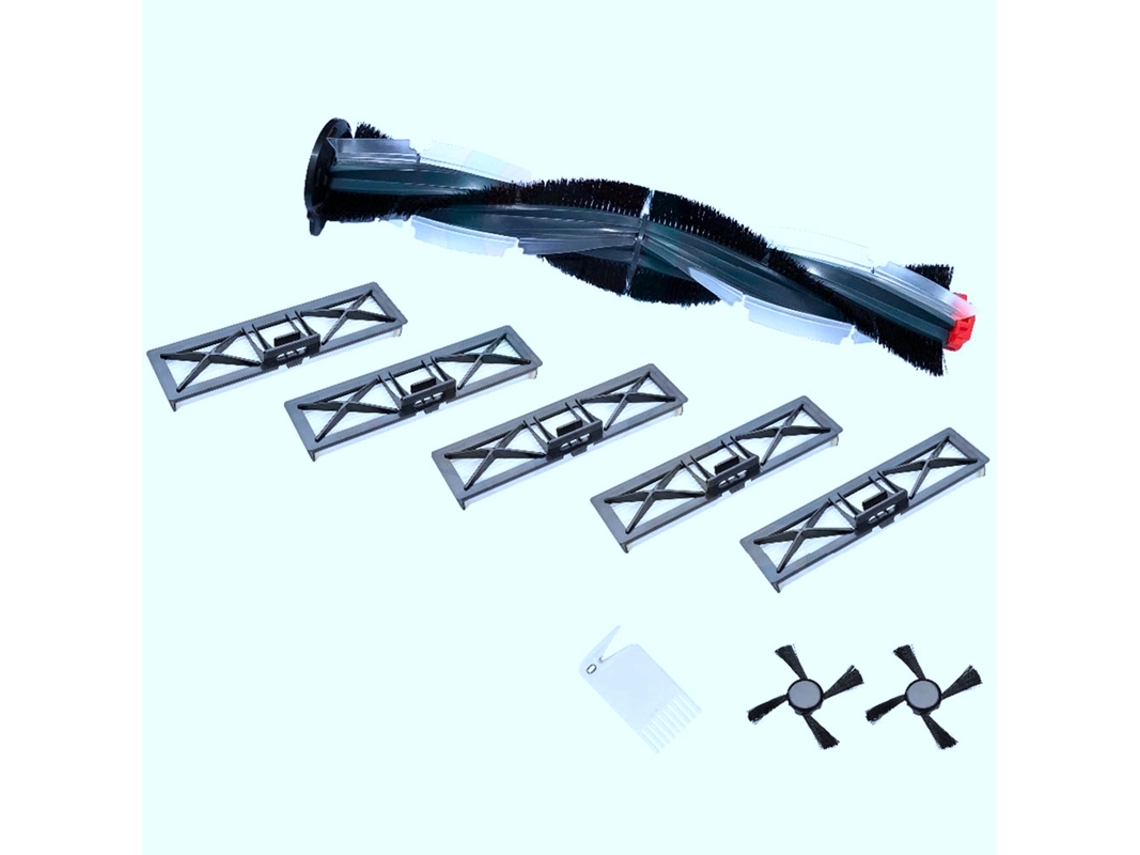 Filtro Hepa 2X Escova Lateral Para Neato Botvac D3 D4 D5 D6 D7 D70 D75 D80 D85 Conectado Botvac 75E 80 85 Peças de filtros de escovas (9 peças)