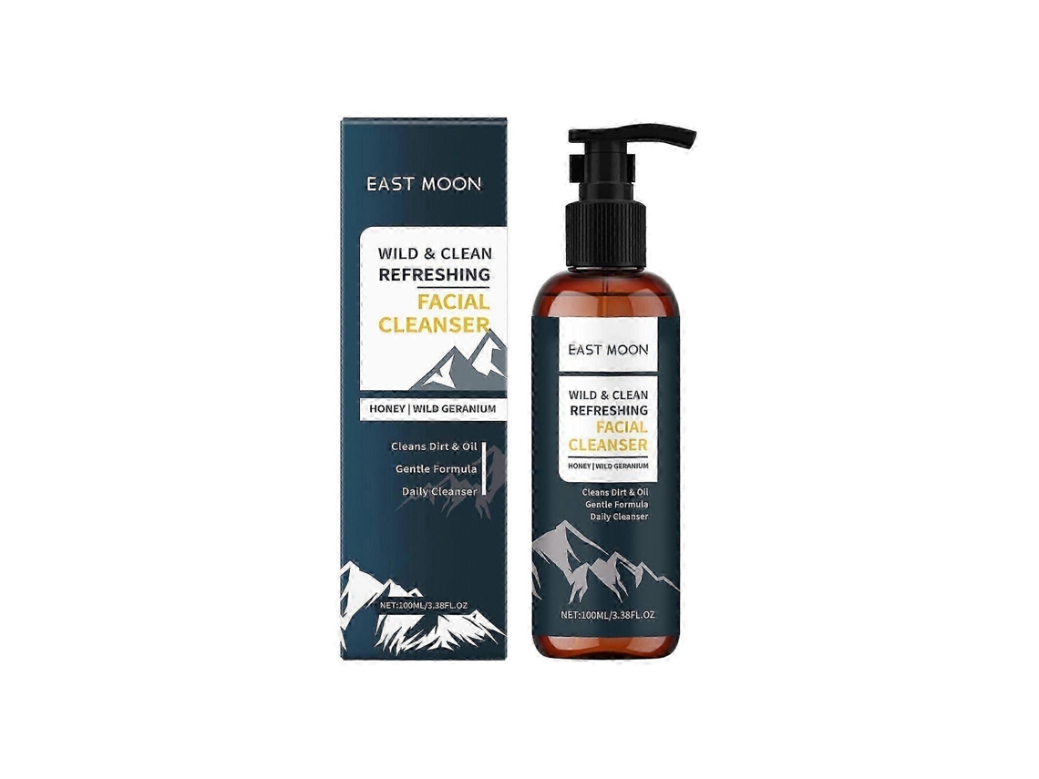 East Moon Gel De Limpeza Facial Nutritivo Para Homens: Limpeza Suave E Refrescante Para O Rosto Com Controle Da Oleosidade.