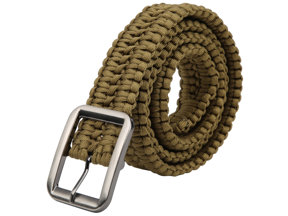 Cinto de Sobreiro Teido À Mão para Aventura Survival Outdoor Verde