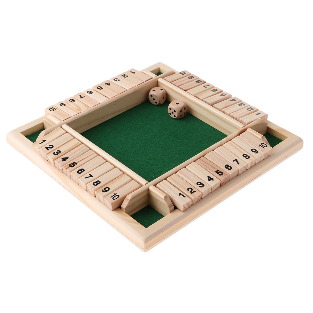 Jogo De Tabuleiro Com Dados De Quebra-cabeça Numérico De Quatro Lados Para Adultos