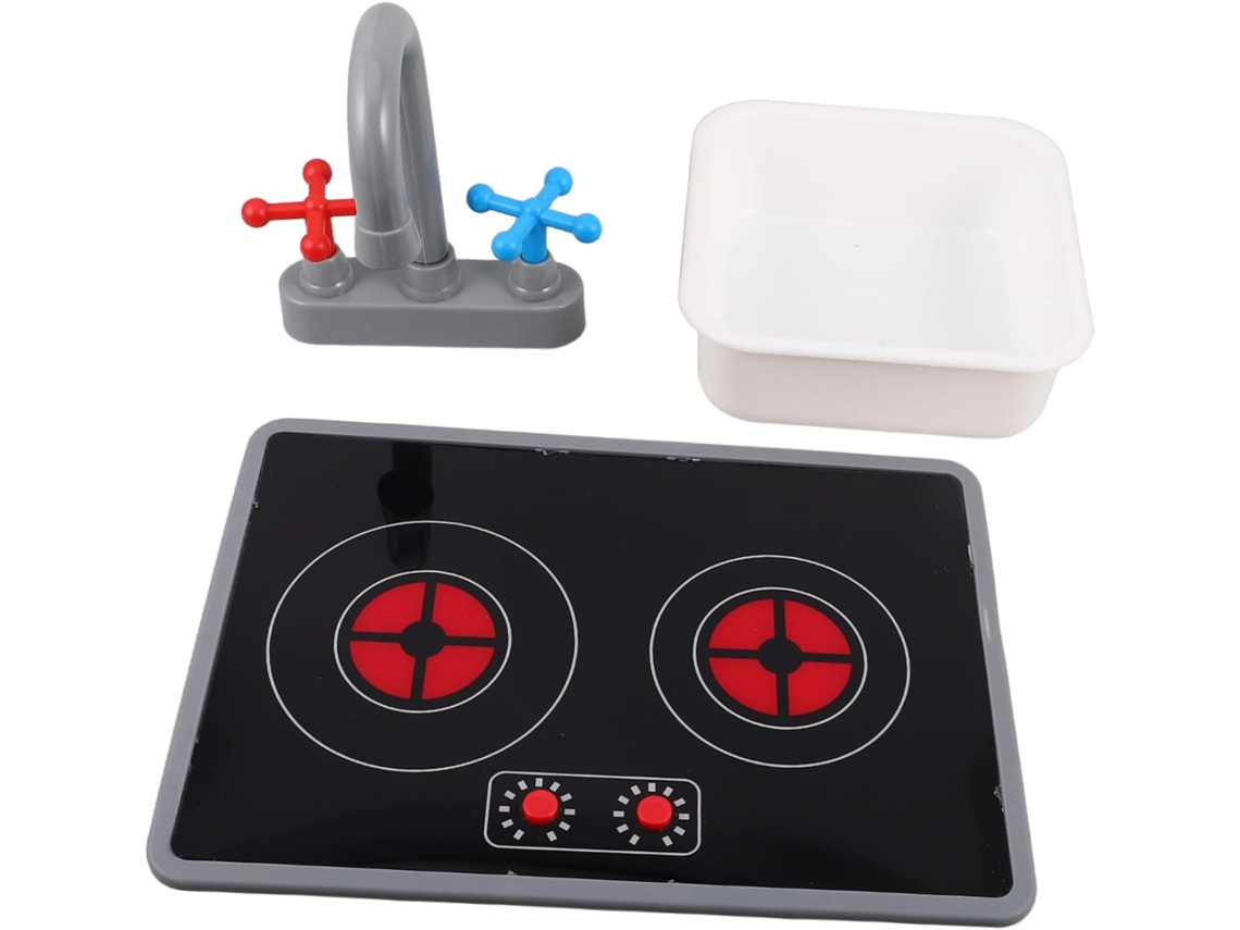 Conjunto de Cozinha de 3 Peças Fogão Infantil CHABERLU