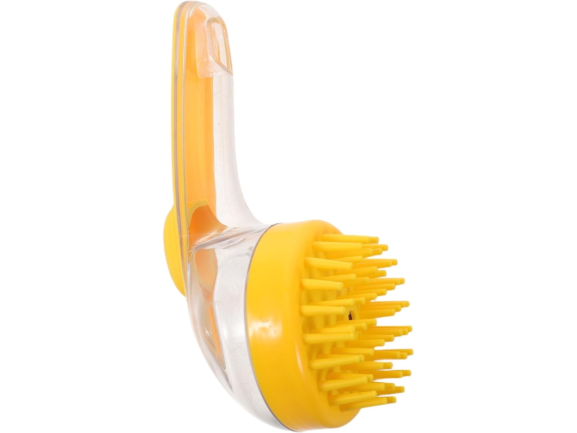 Escova De Cabelo Mikikit Para Lavar O, Com Cabo Alongado, Esfoliação Do Couro Cabeludo, Uso Manual, Material Abs E Tpr
